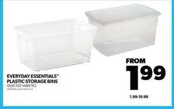 Real Canadian Superstore Everyday essentials plastic storage bins offer