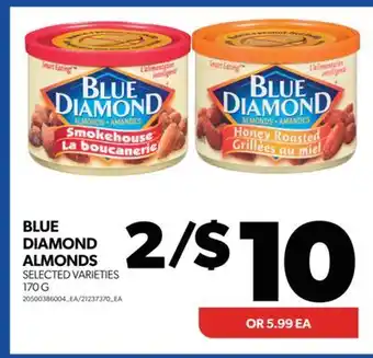 Real Canadian Superstore Blue diamond almonds, 170 g offer