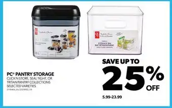 Real Canadian Superstore Pc pantry storage offer