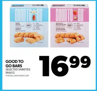 Real Canadian Superstore Good to go bars, 9x40 g offer
