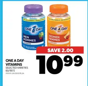 Real Canadian Superstore One a day vitamins, 60/90's offer