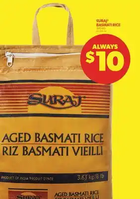 Real Canadian Superstore Suraj basmati rice, 3.63 kg offer