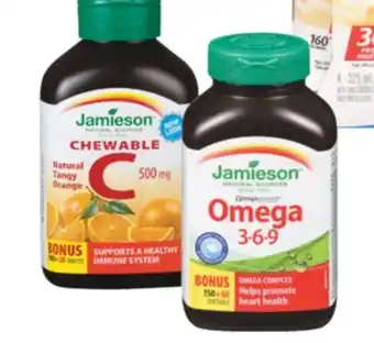 Real Canadian Superstore Jamieson vitamins or supplements offer