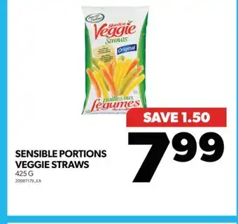 Real Canadian Superstore Sensible portions veggie straws, 425 g offer