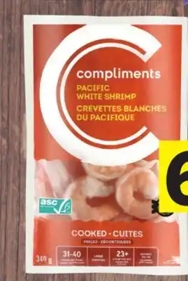 Foodland Compliments shrimp offer