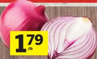 Foodland Red onions offer