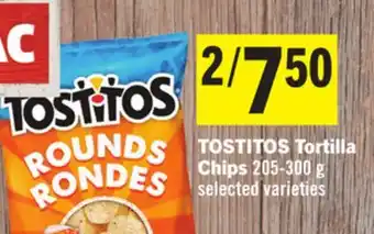 Foodland Tostitos tortilla chips offer