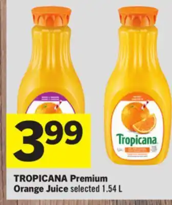 Foodland Tropicana premium orange juice offer