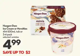 Longo's Haagen-dazs ice cream or novelties offer