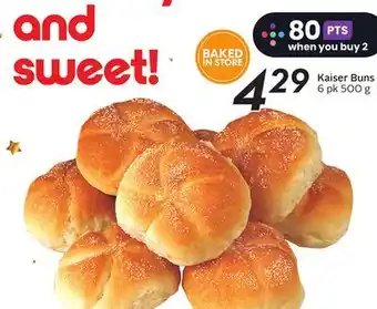 Sobeys Kaiser buns offer