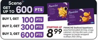 Sobeys Seafood appetizers offer
