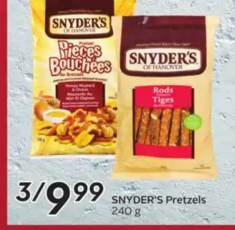 Sobeys Pretzels offer