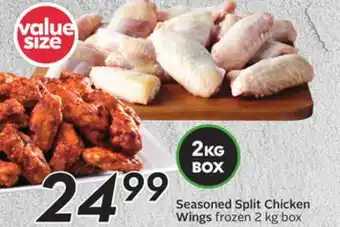 Sobeys Seasoned split chicken wings offer