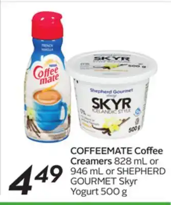 Sobeys Nestle coffeemate coffee creamers offer
