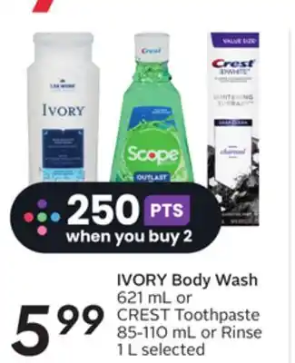 Sobeys Body wash offer