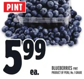 Metro Blueberries pint offer