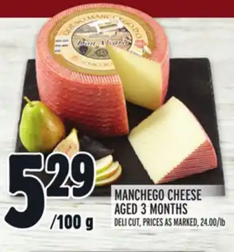 Metro Manchego cheese aged 3 months offer