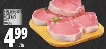 Metro Pork loin chops centre cut value pack offer