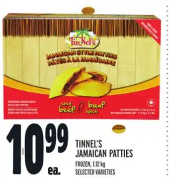 Metro Tinnel's jamaican patties offer