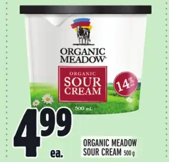 Metro Organic meadow sour cream offer