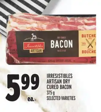 Metro Irresistibles artisan dry cured bacon offer