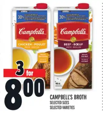 Metro Campbell's broth offer
