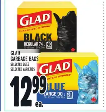 Metro Glad garbage bags offer