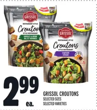 Metro Grissol croutons offer