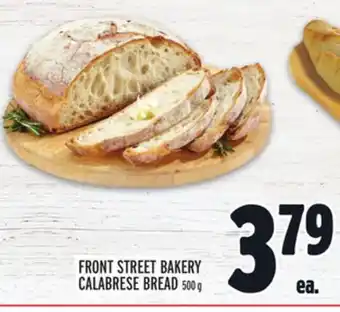 Metro Front street bakery calabrese bread offer