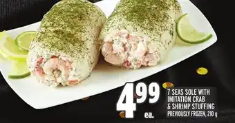 Metro 7 seas sole with imitation crab & shrimp stuffing offer