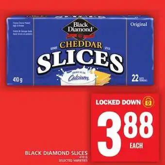 Food Basics Black diamond slices offer