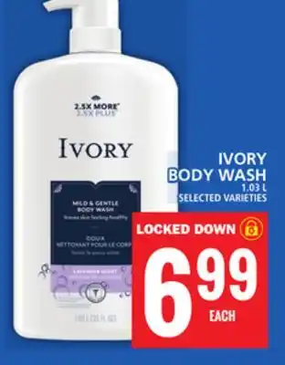Food Basics Ivory body wash offer