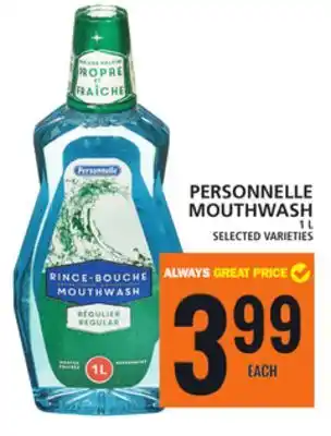 Food Basics Personnelle mouthwash offer