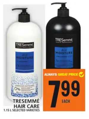 Food Basics Tresemmé hair care offer