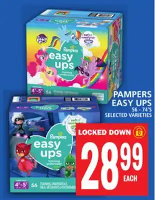 Food Basics Pampers easy ups offer