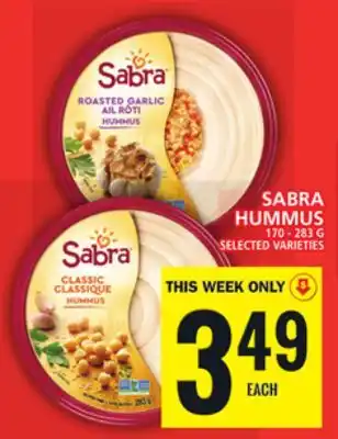Food Basics Sabra hummus offer