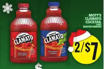 Food Basics Mott's clamato cocktail offer