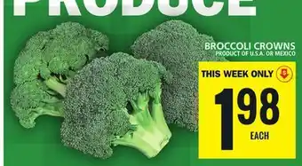 Food Basics Broccoli crowns offer