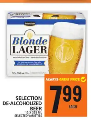 Food Basics Selection de-alcoholized beer offer