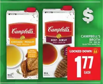 Food Basics Campbell's broth offer