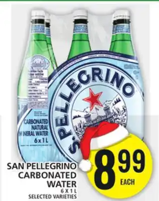 Food Basics San pellegrino carbonated water offer
