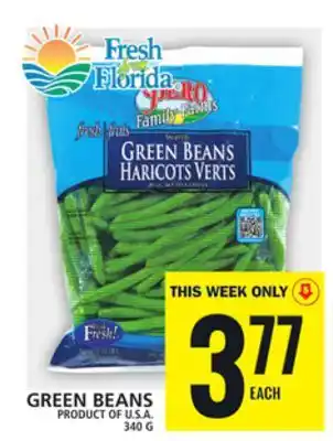 Food Basics Green beans offer
