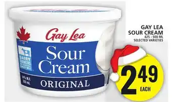 Food Basics Gay lea sour cream offer