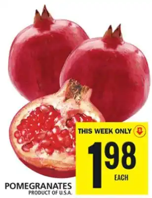 Food Basics Pomegranates offer