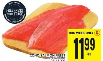 Food Basics Coho salmon fillet offer