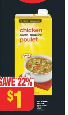 No Frills No name broth, 900 ml offer