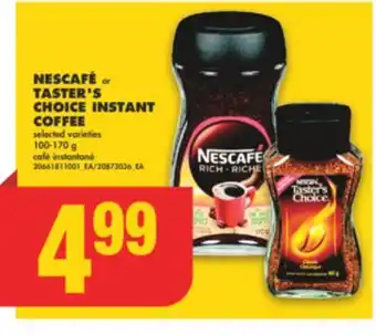 No Frills Nescafé or taster's choice instant coffee, 100-170 g offer