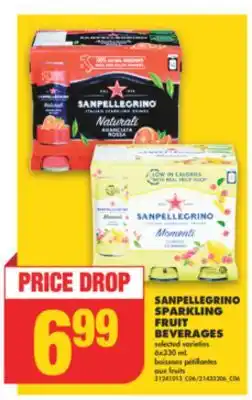 No Frills Sanpellegrino sparkling fruit beverages, 6x330 ml offer