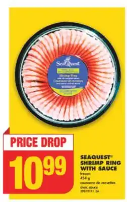 No Frills Seaquest shrimp ring with sauce, 454 g offer