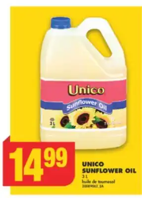 No Frills Unico sunflower oil, 3 l offer